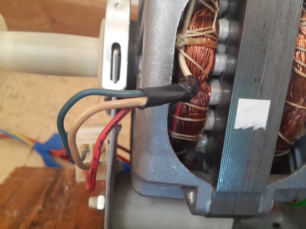 Wiring Clothes Dryer (tumble Dryer) Motor : 3 Steps - Instructables | Dryer Motor Wiring Harness Layout | | Instructables