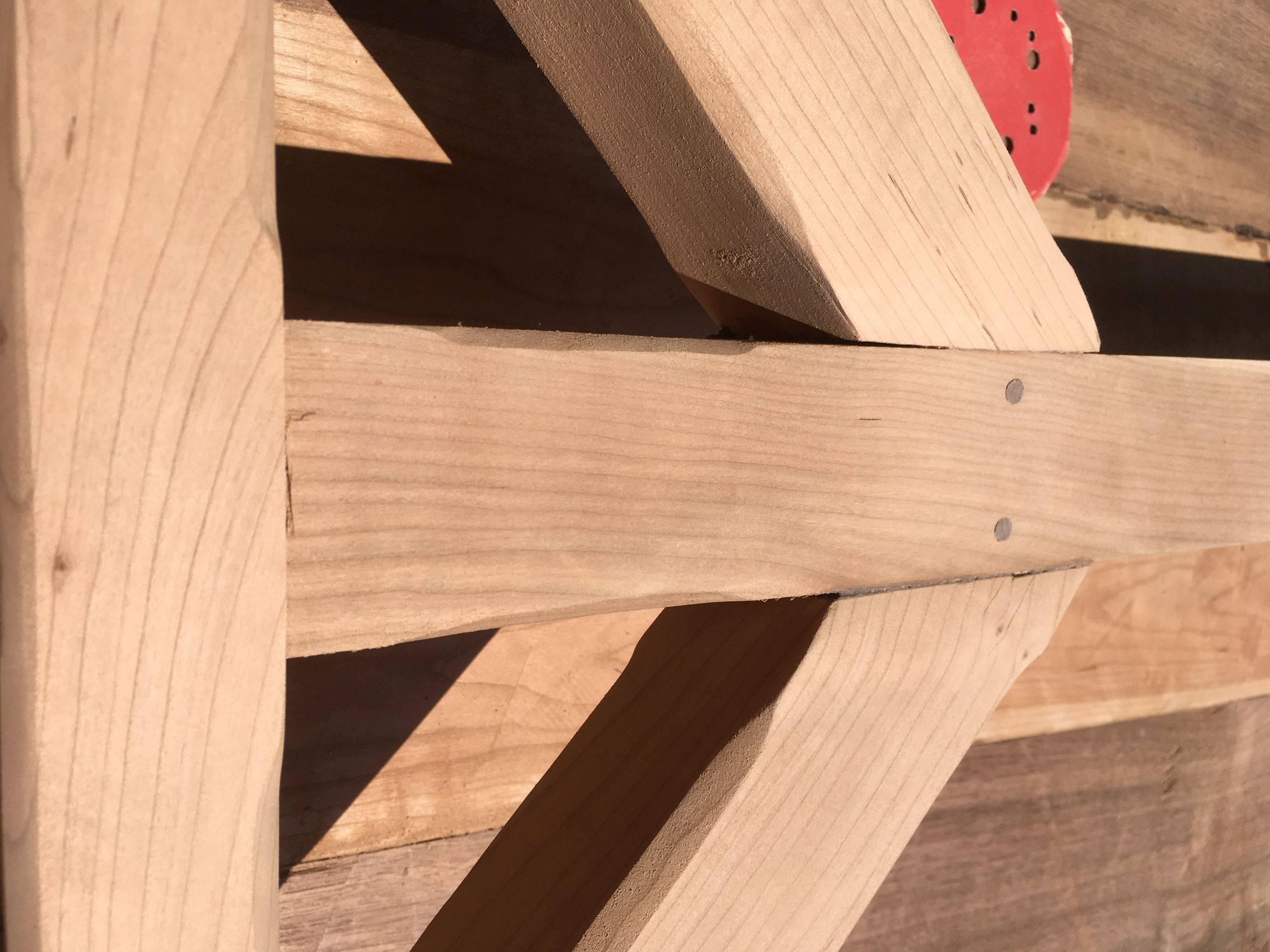 Live Edge Black Walnut and Cherry Hayrake Dining Room Table : 11 Steps ...