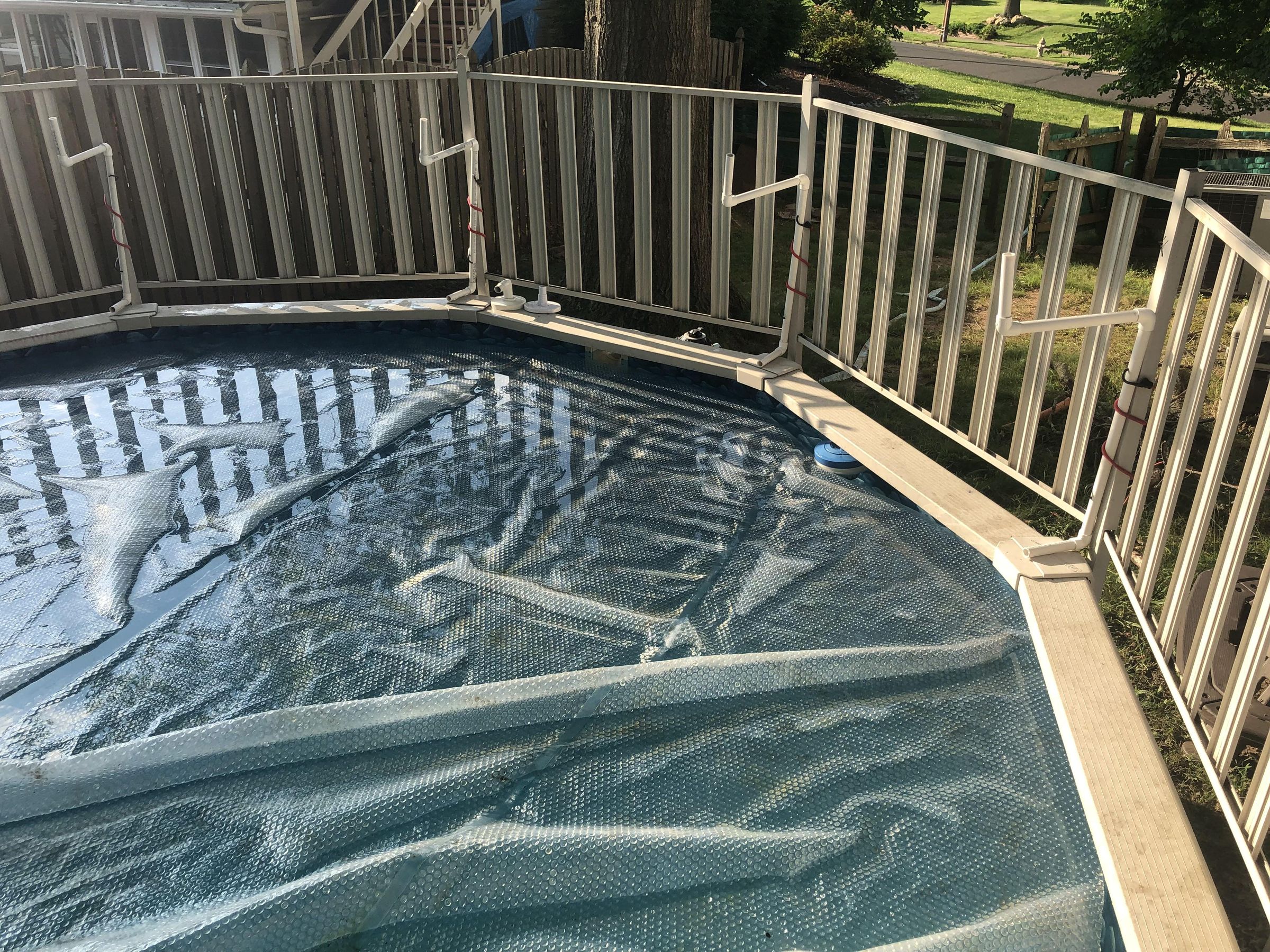 AG Pool Solar Cover Holder and Privacy Screen Instructables