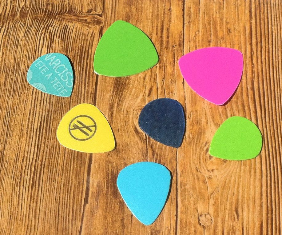 Recycle Plastic Into Guitar Picks! 4 Steps Instructables