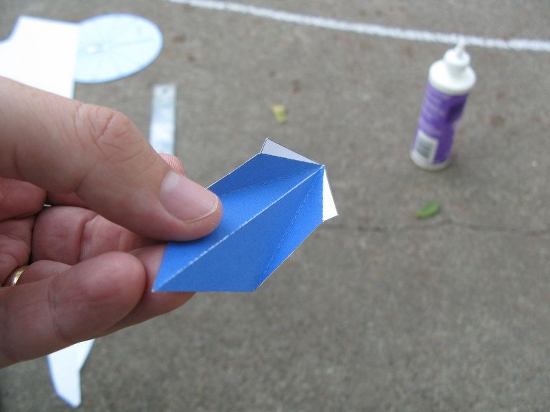 Fold and Glue the Gnomon