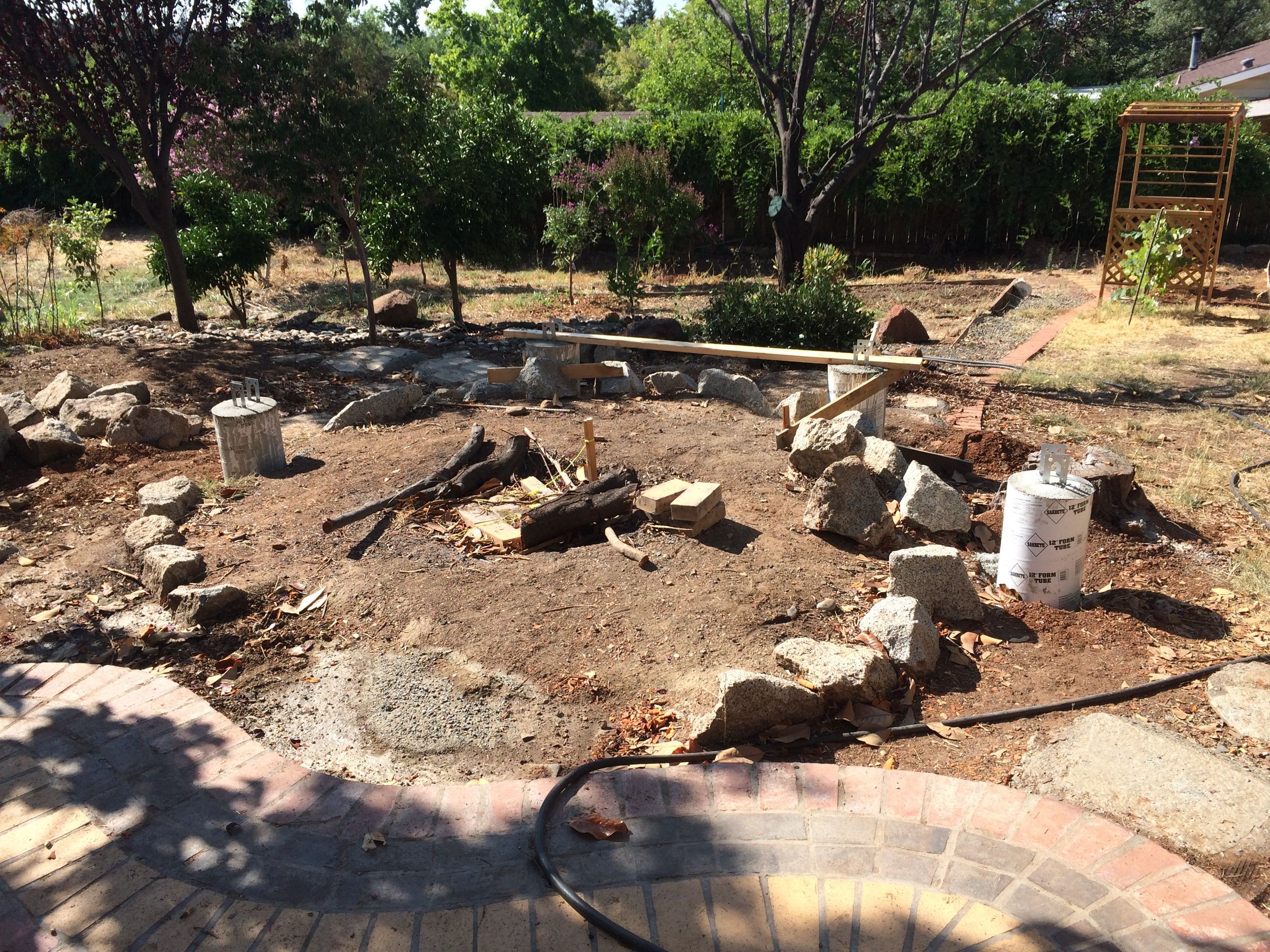 Gazebo Part 1 Foundation Overview 7 Steps (with Pictures