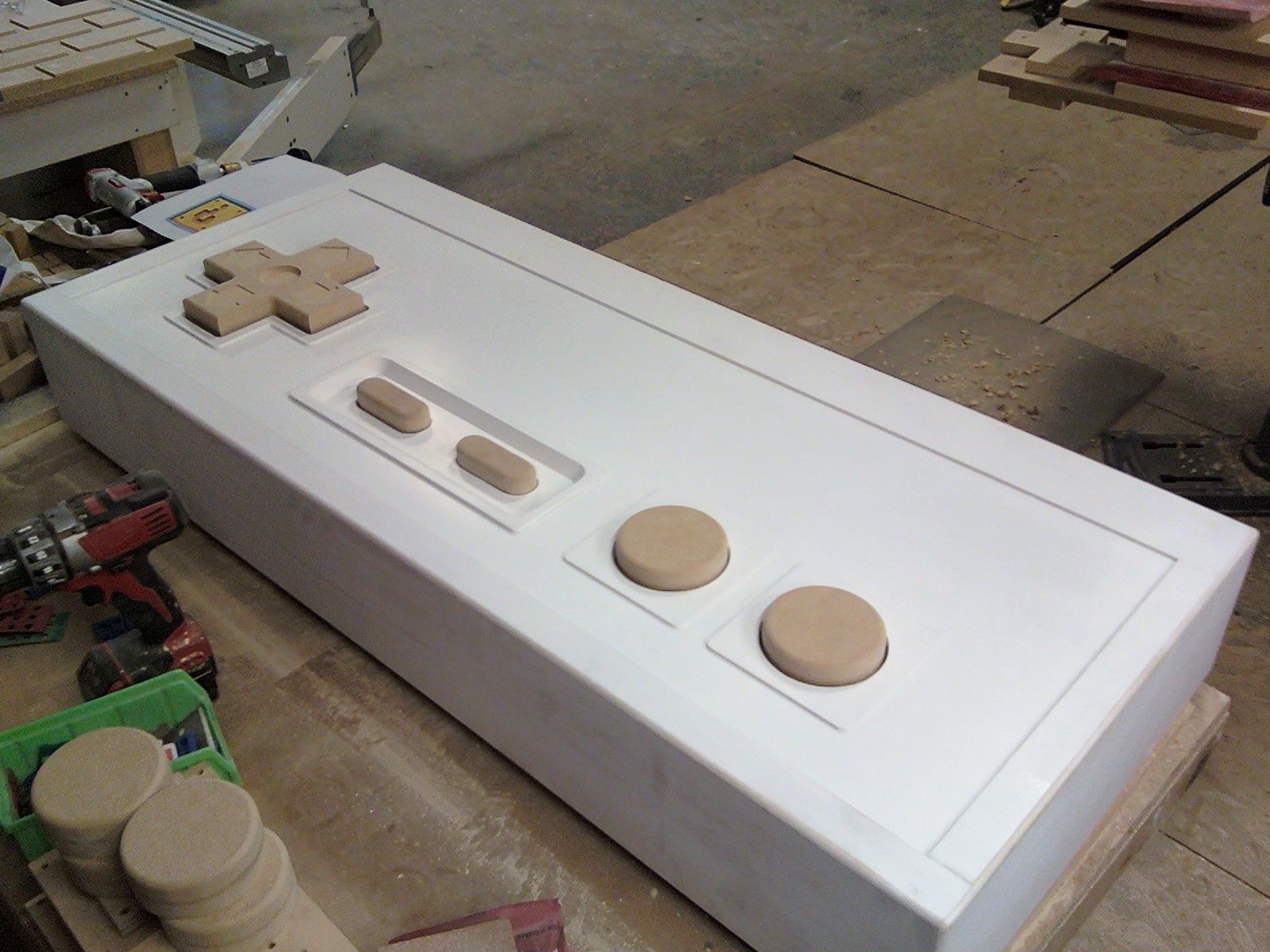 Functional Nintendo Controller Coffee Table 3 Steps (with Pictures