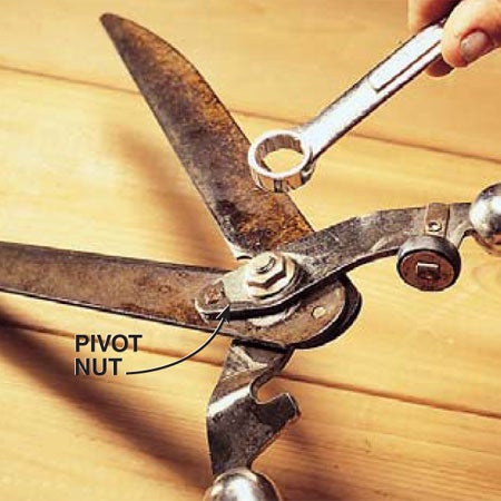 best way to sharpen shears