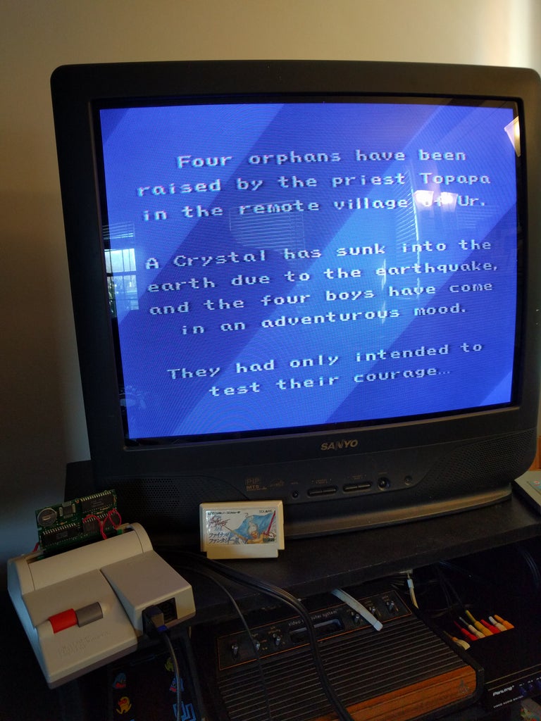 Final Fantasy Iii Nes Famicom English Translation Reproduction Cartridge 9 Steps Instructables