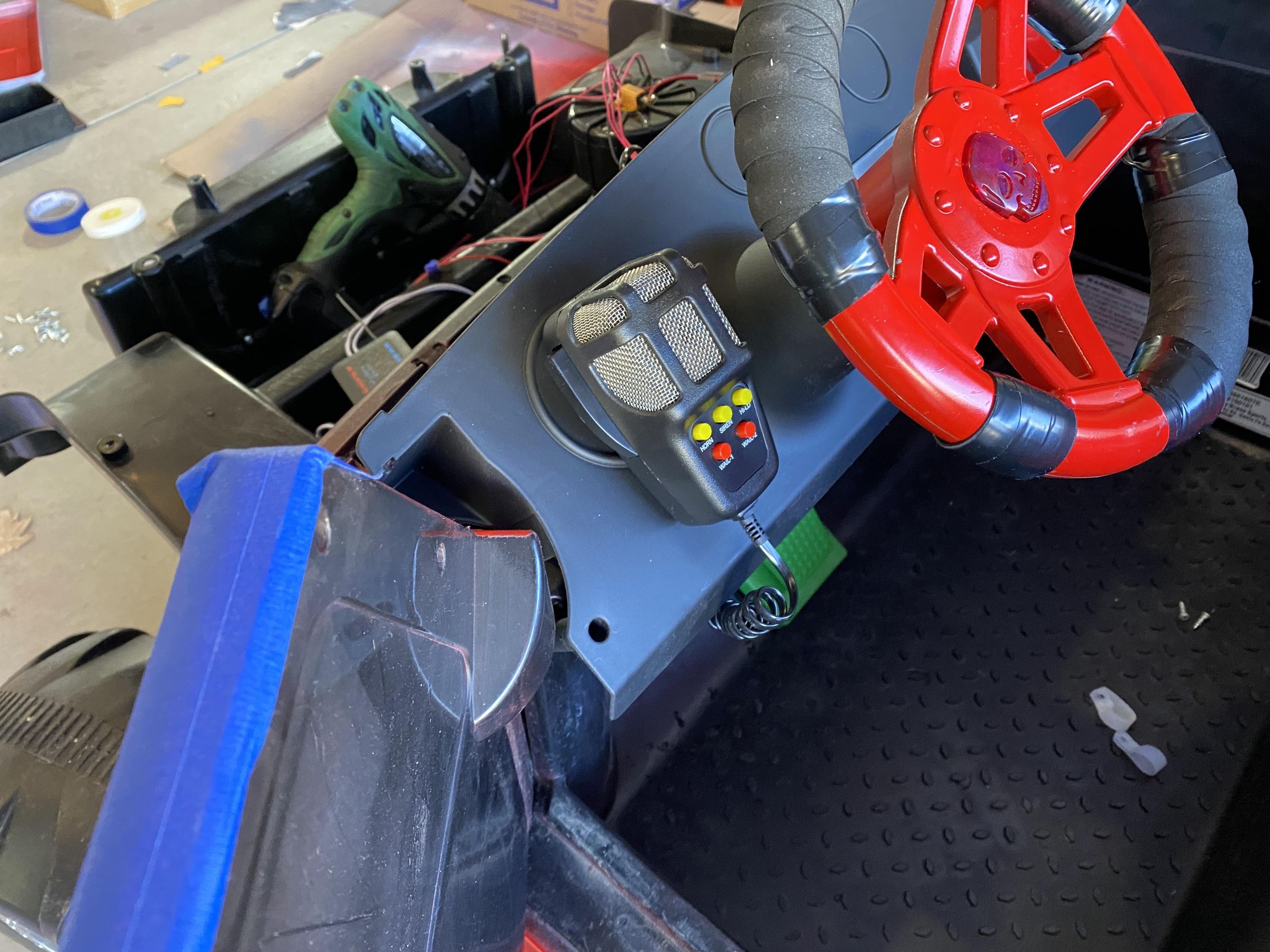 Monster Fire Truck From Salvaged Grave Digger Power Wheel 8 Steps