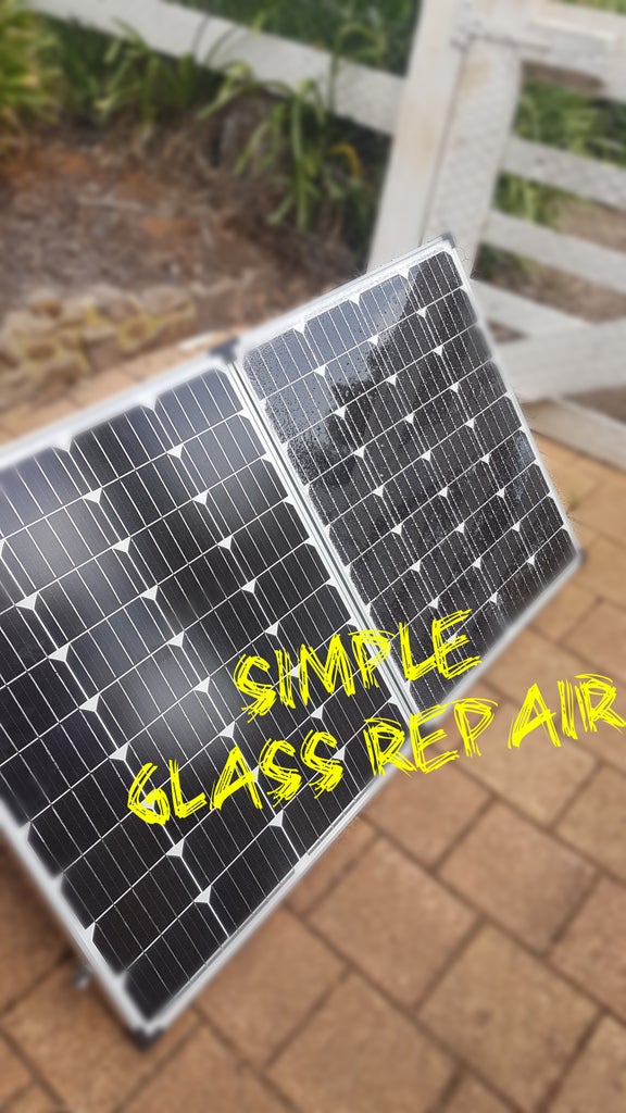 Broken Solar Panel Glass Repair (Simple) : 4 Steps - Instructables