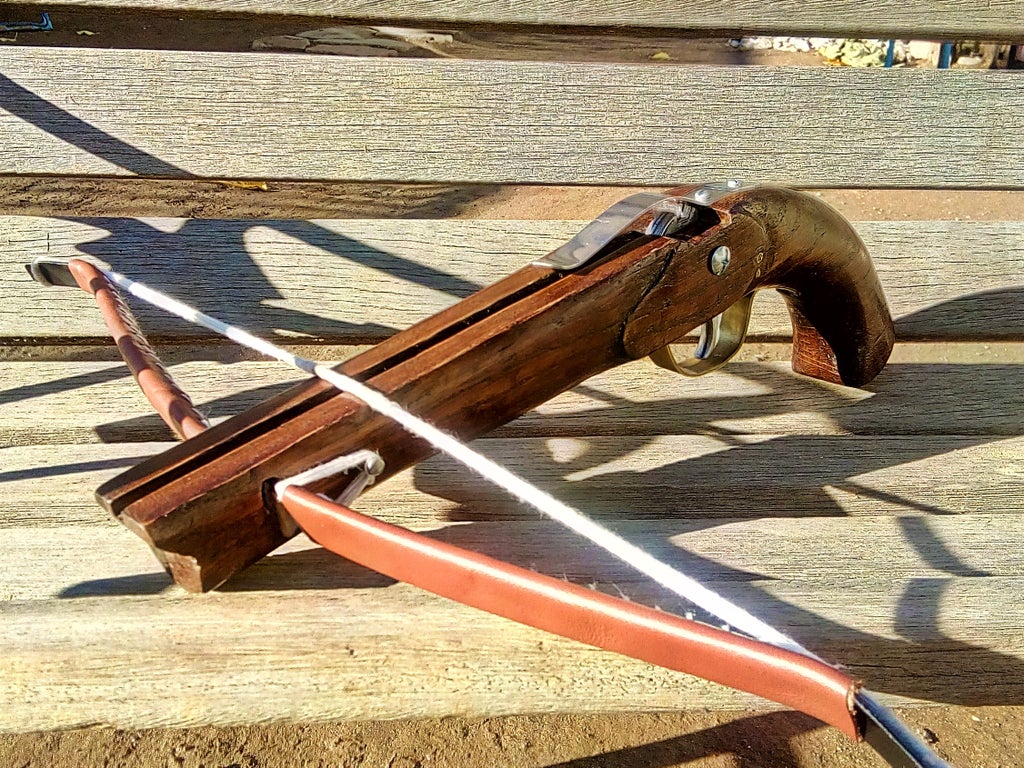 How To Make A Pistol Crossbow , Blue Prints , Tutorial - Youtube