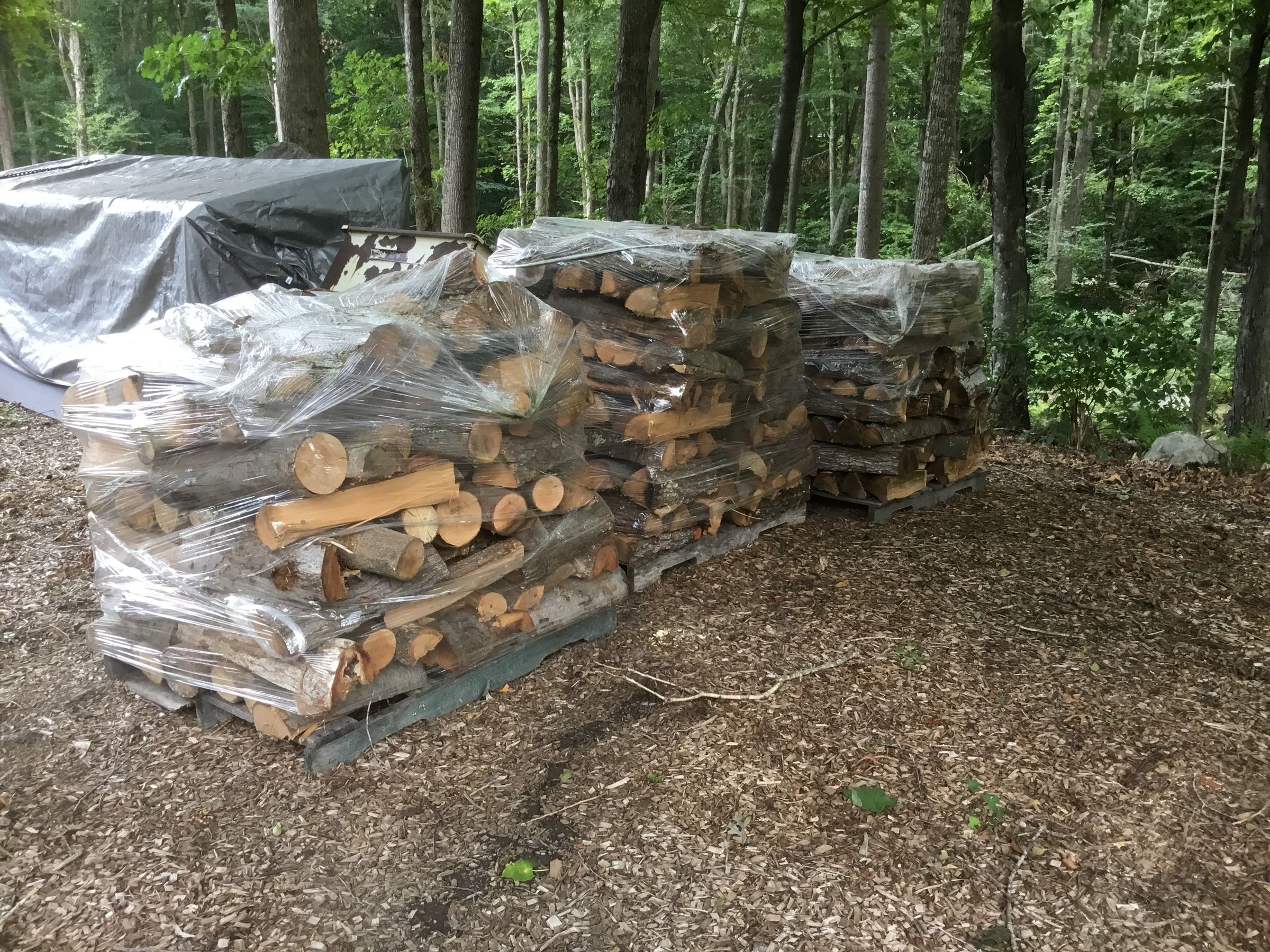 How to Stack and Ventilate Firewood With Pallet Wrap 18 Steps (with