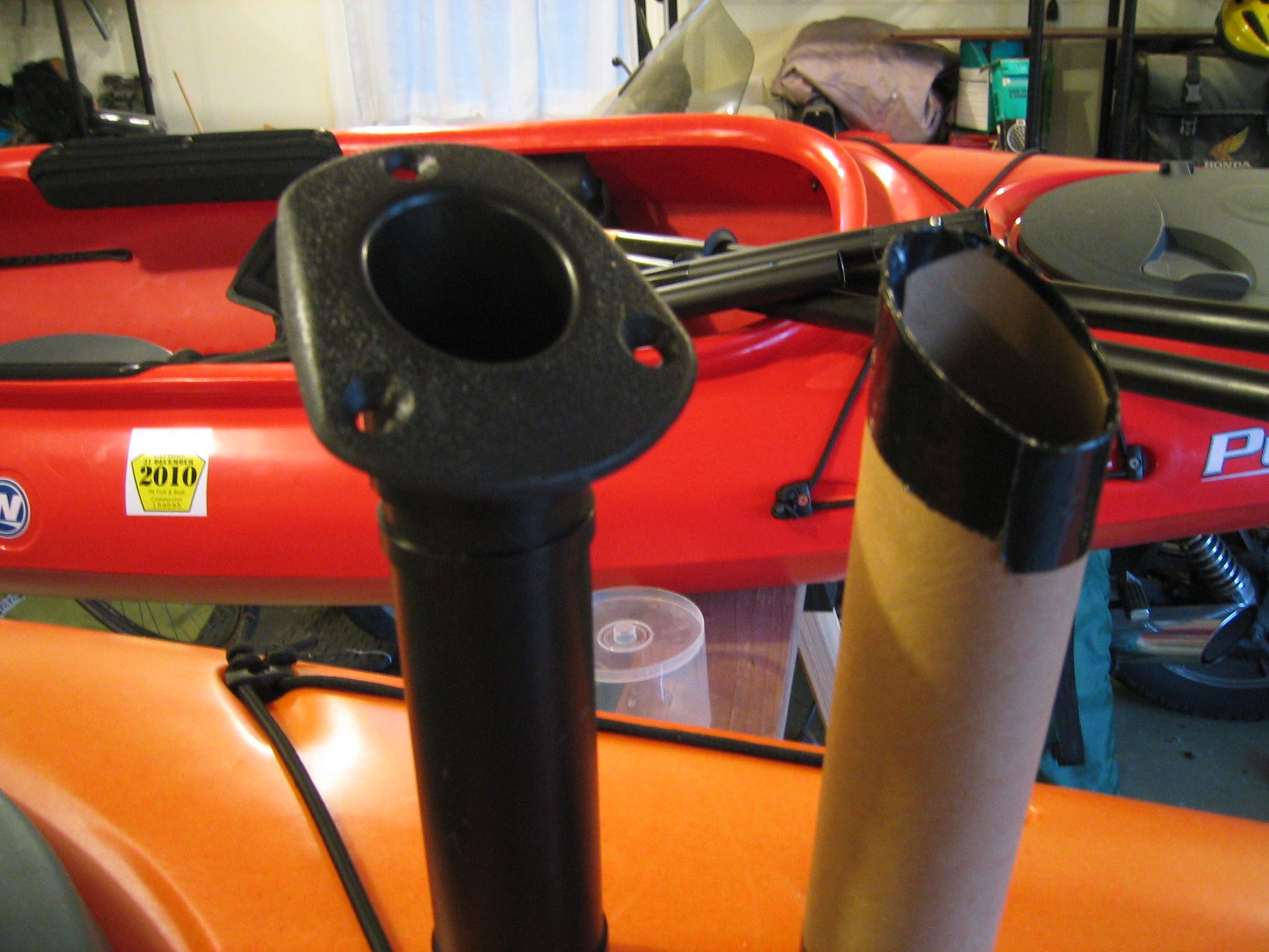 Flush Mount Rod Holders Into a Pungo 120 Kayak 8 Steps Instructables