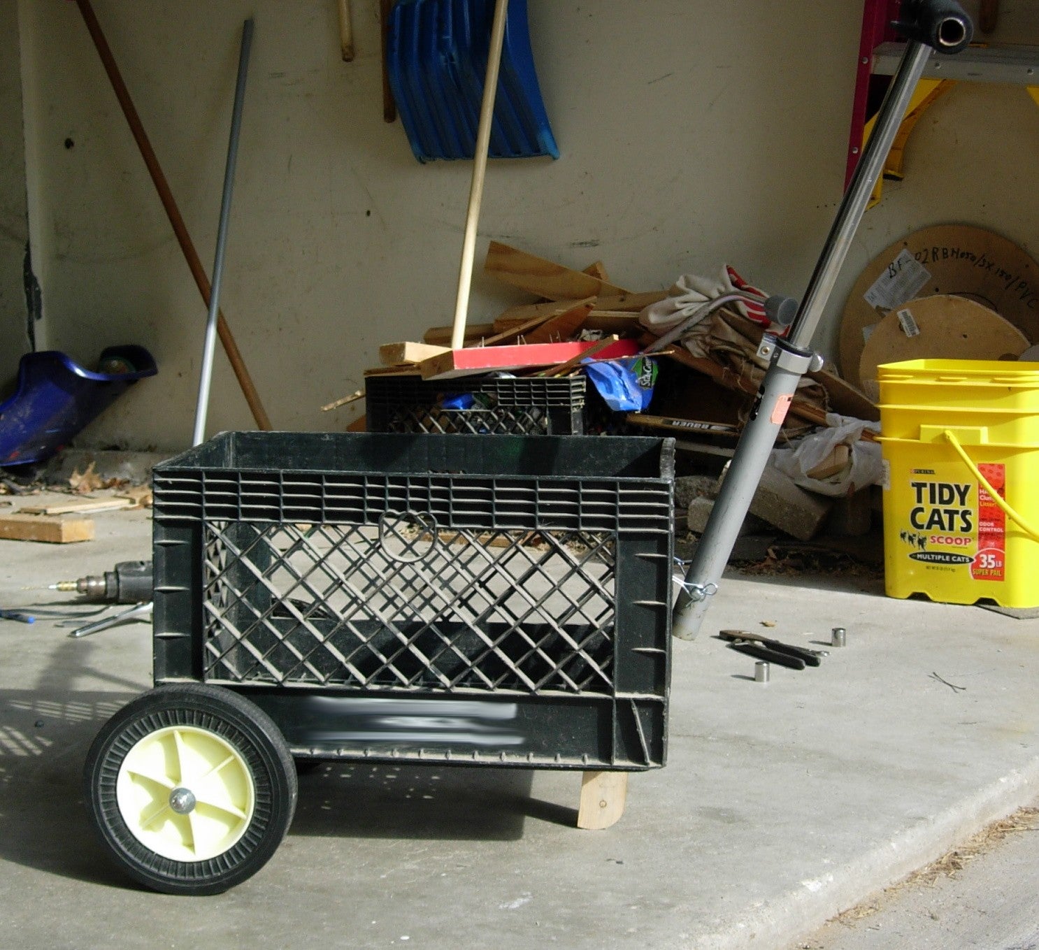 Build a Milk Crate Cart 5 Steps (with Pictures) Instructables