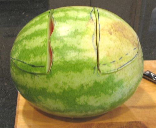 How To Make A Watermelon Basket 7 Steps With Pictures Instructables