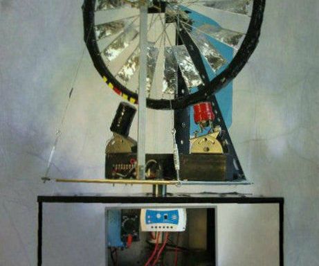 12/24 volt wind turbine power station - starts charging batteries in 2mph winds DIY Project DIY Project Image