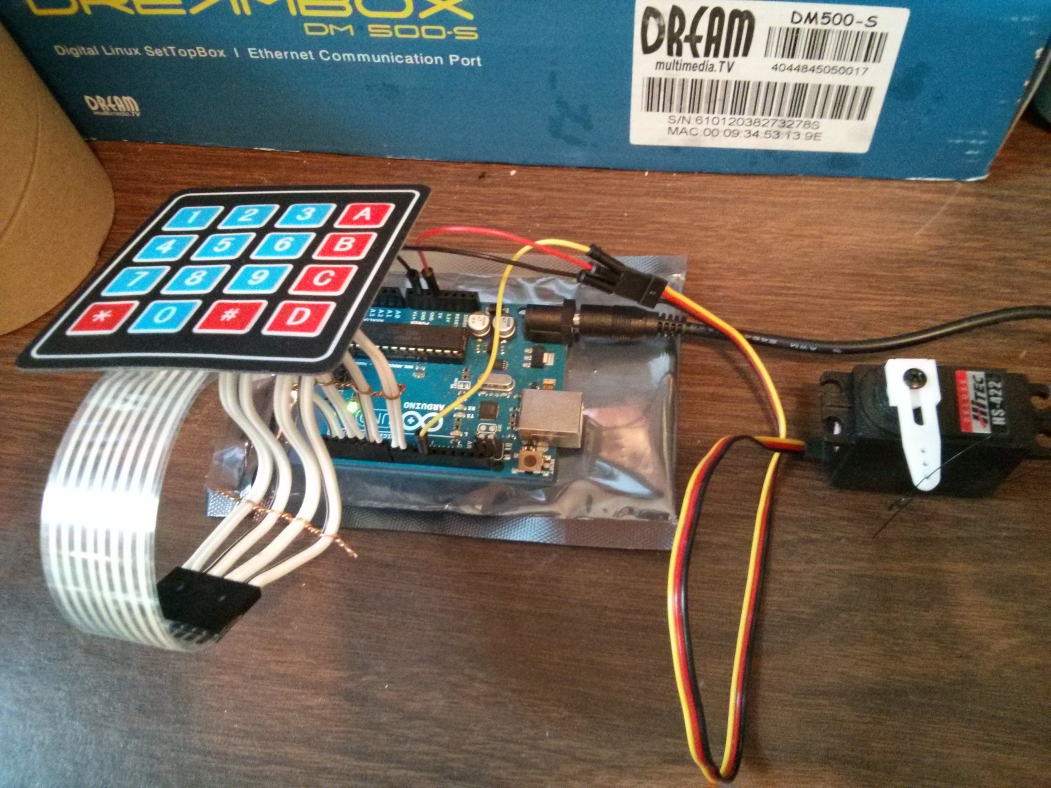 Arduino Resistor-less Keypad Access Control - Instructables image.