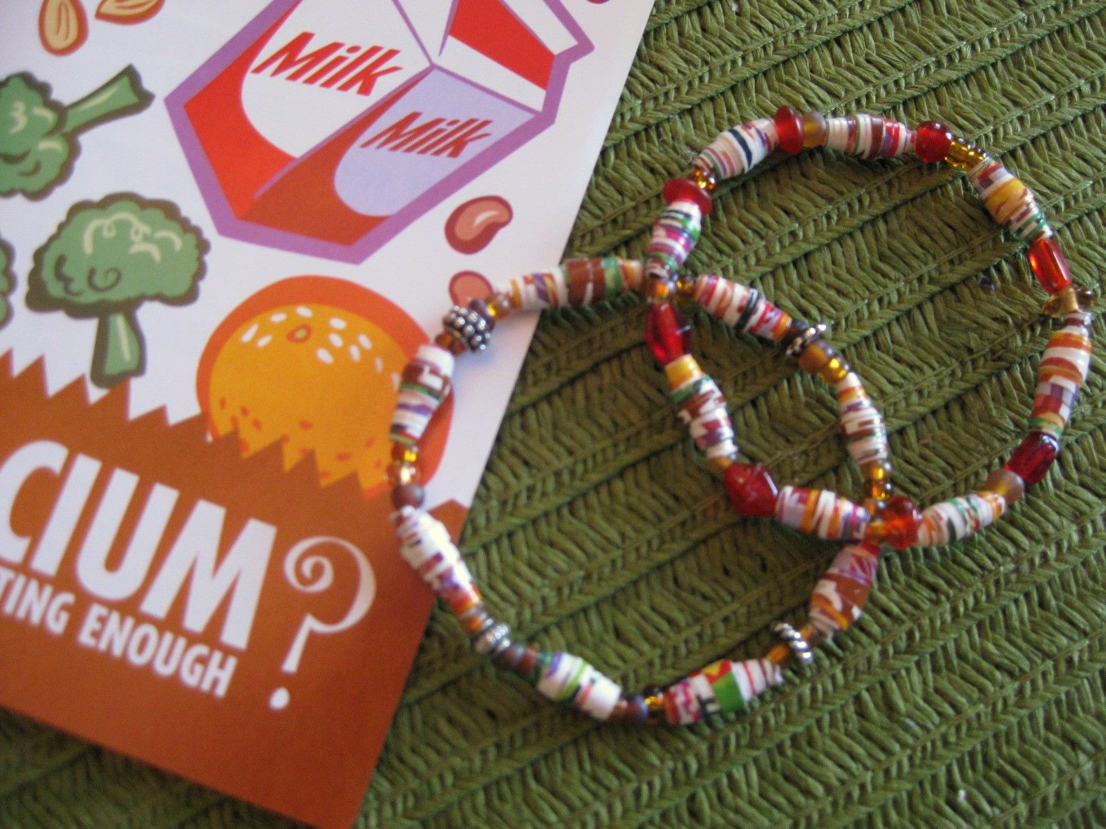 Make a RECYCLED PAPER BEAD Bracelet! : 6 Steps (with Pictures) -  Instructables