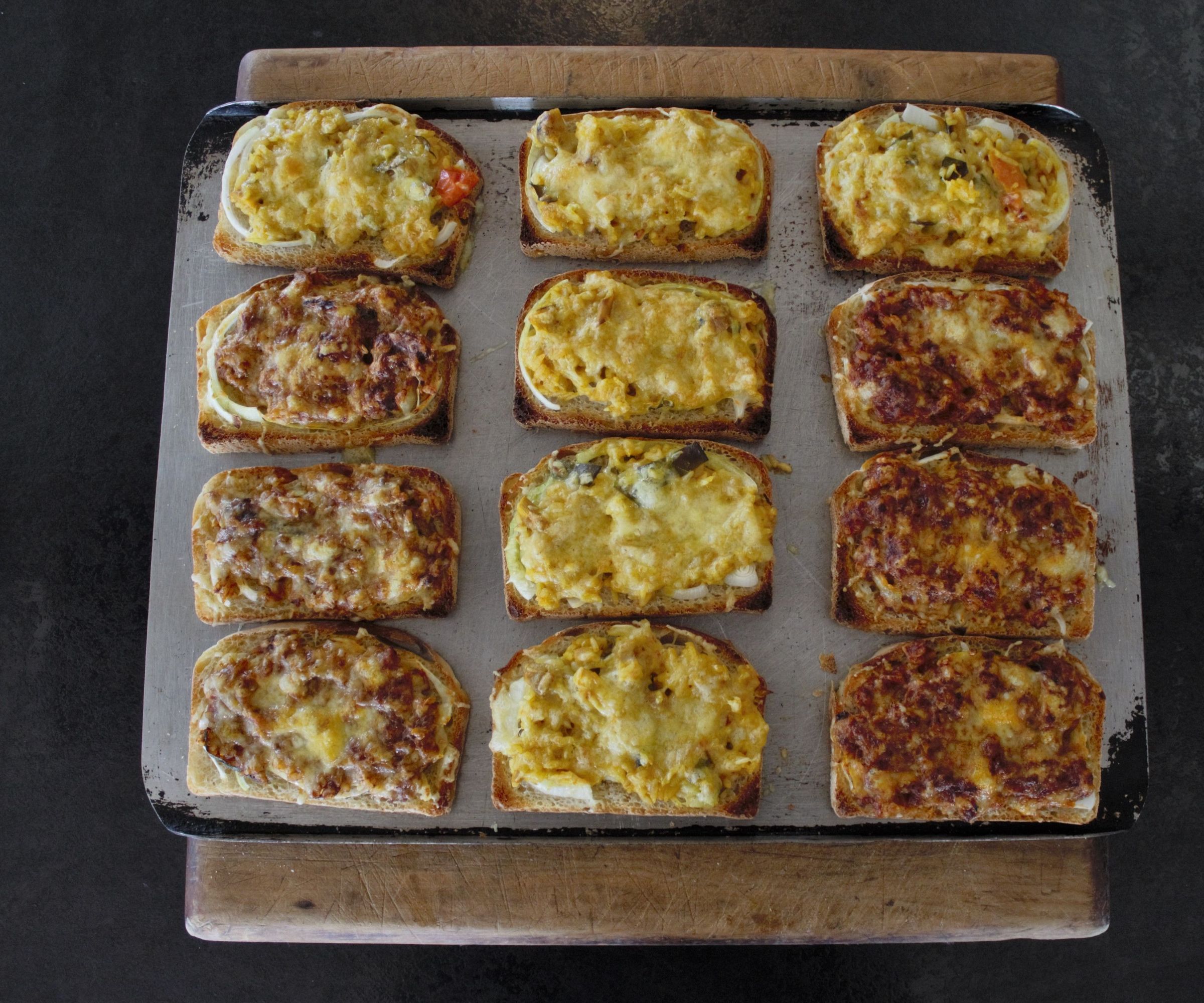 Delicious Grilled Toasties With Left-over Curry
