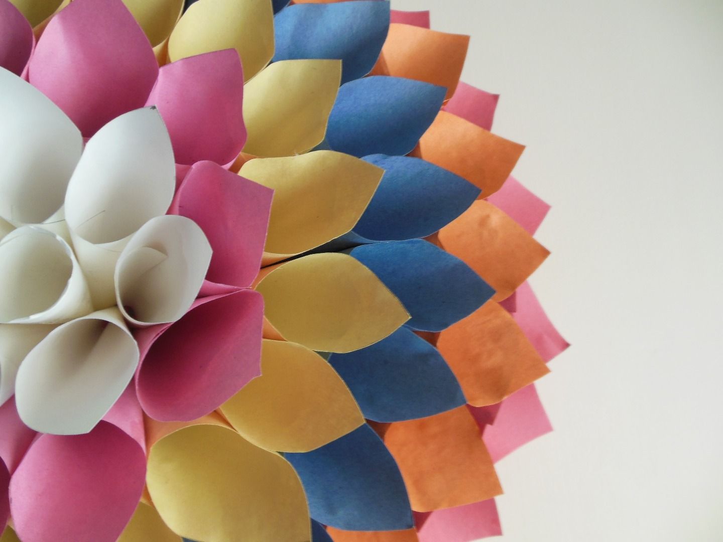 Paper Lotus 6 Steps (with Pictures) Instructables