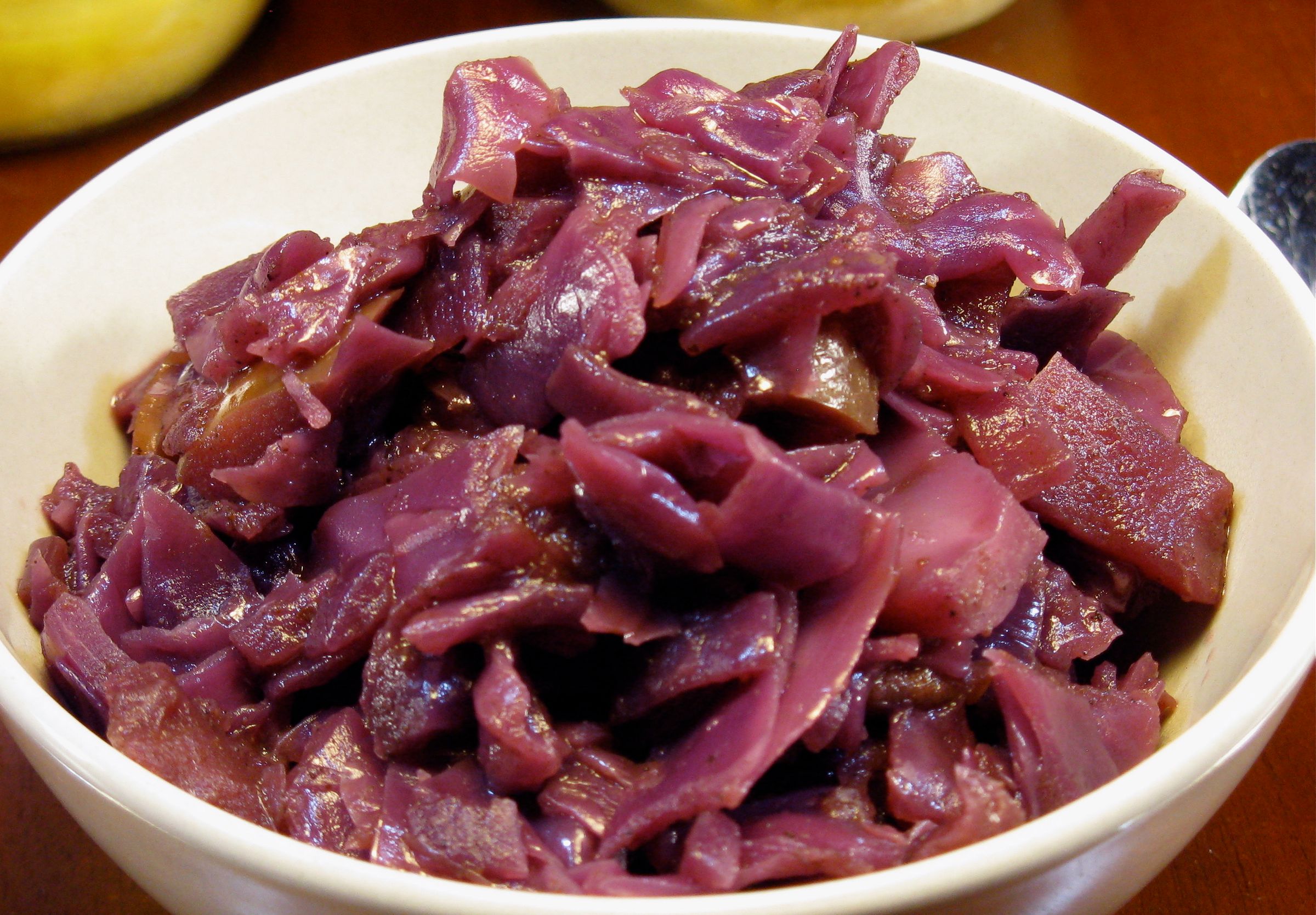 Braised Red Cabbage With Apples