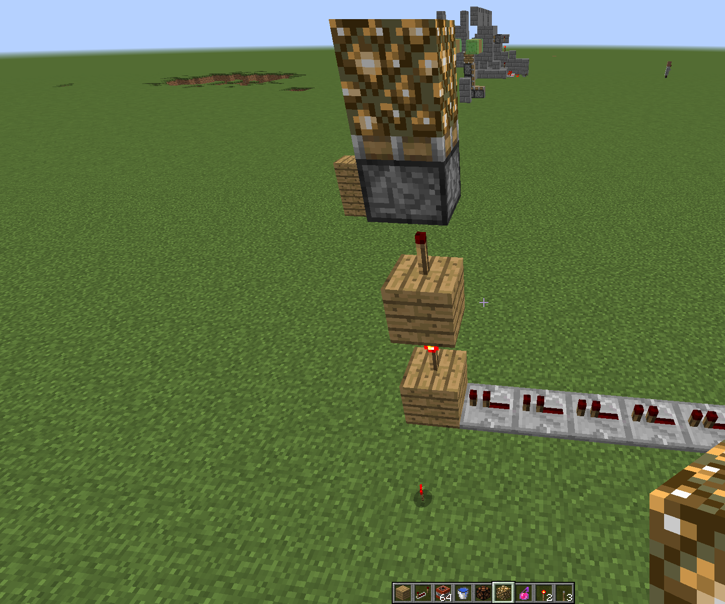 Minecraft Reaction Archery Range 8 Steps Instructables