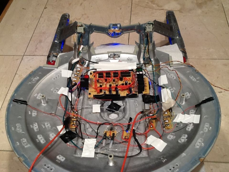 3 foot enterprise nx-01 with custom electronics DIY Project DIY Project Image