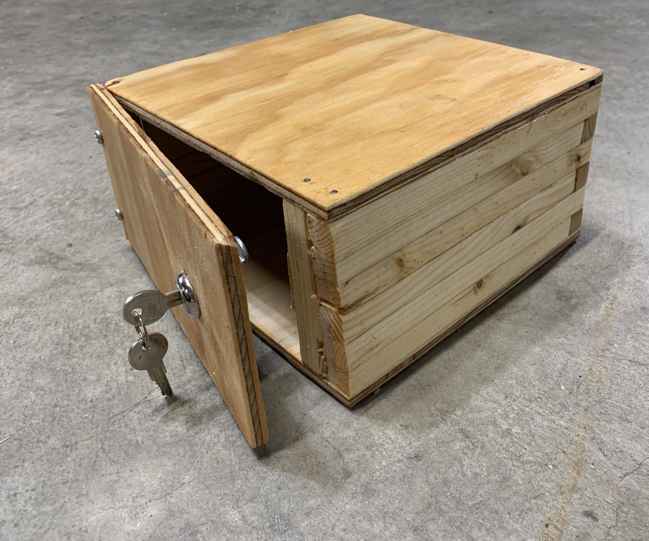 Easy Homemade Wooden Organizing Safe 3 Steps Instructables