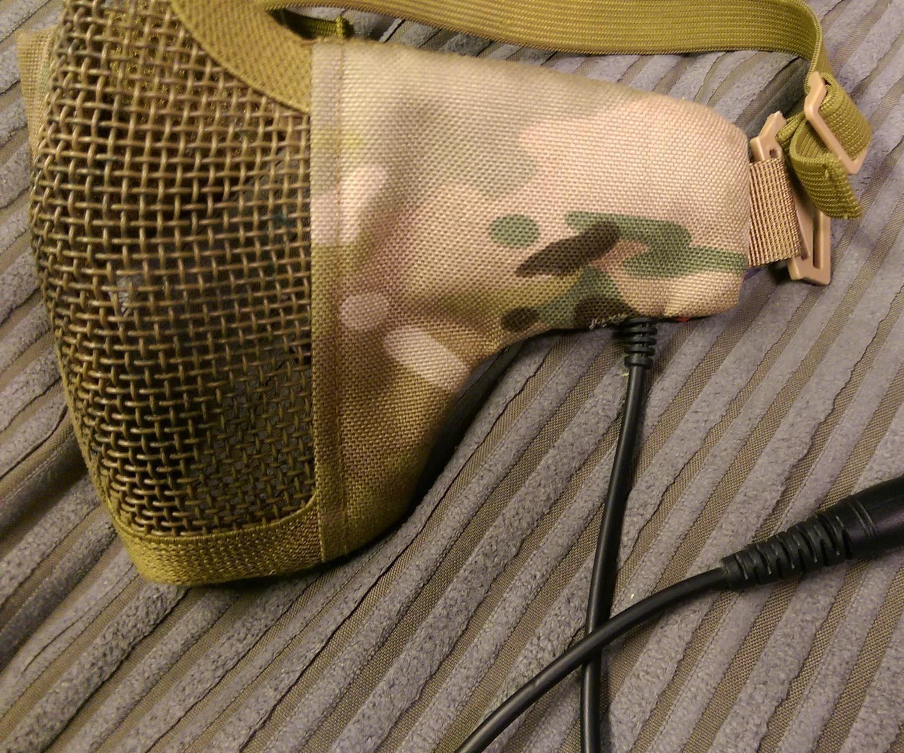 Airsoft Mask Integrated Comms 4 Steps Instructables