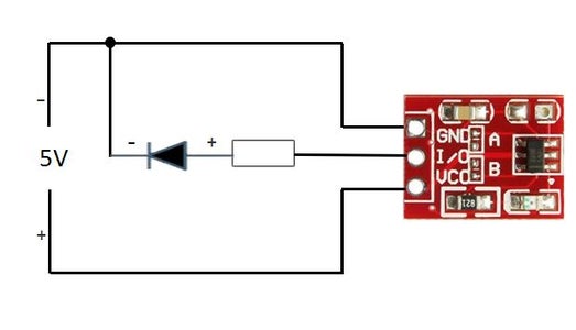 Tutorial for TTP223 Touch Sensor Module ( Capacitive) : 5 Steps (with ...