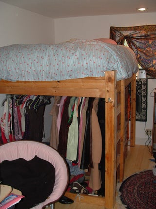 Loft Bed 8 Steps With Pictures Instructables Loft Bed 8 Steps With Pictures, How To Make A Queen Loft Bed