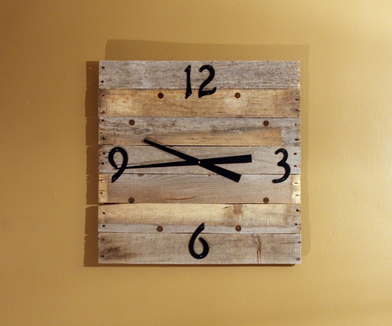 Wooden Pallet Wall Clock 7 Steps (with Pictures) Instructables