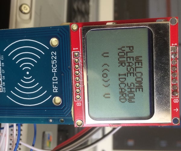 Arduino RFID and 5110 Screen/ID Card Reader(Rc522)