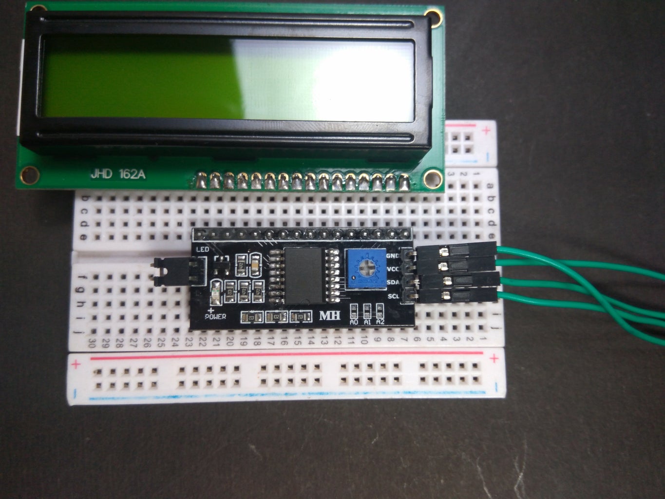 Use 16x2 LCD With I2C : 4 Steps - Instructables