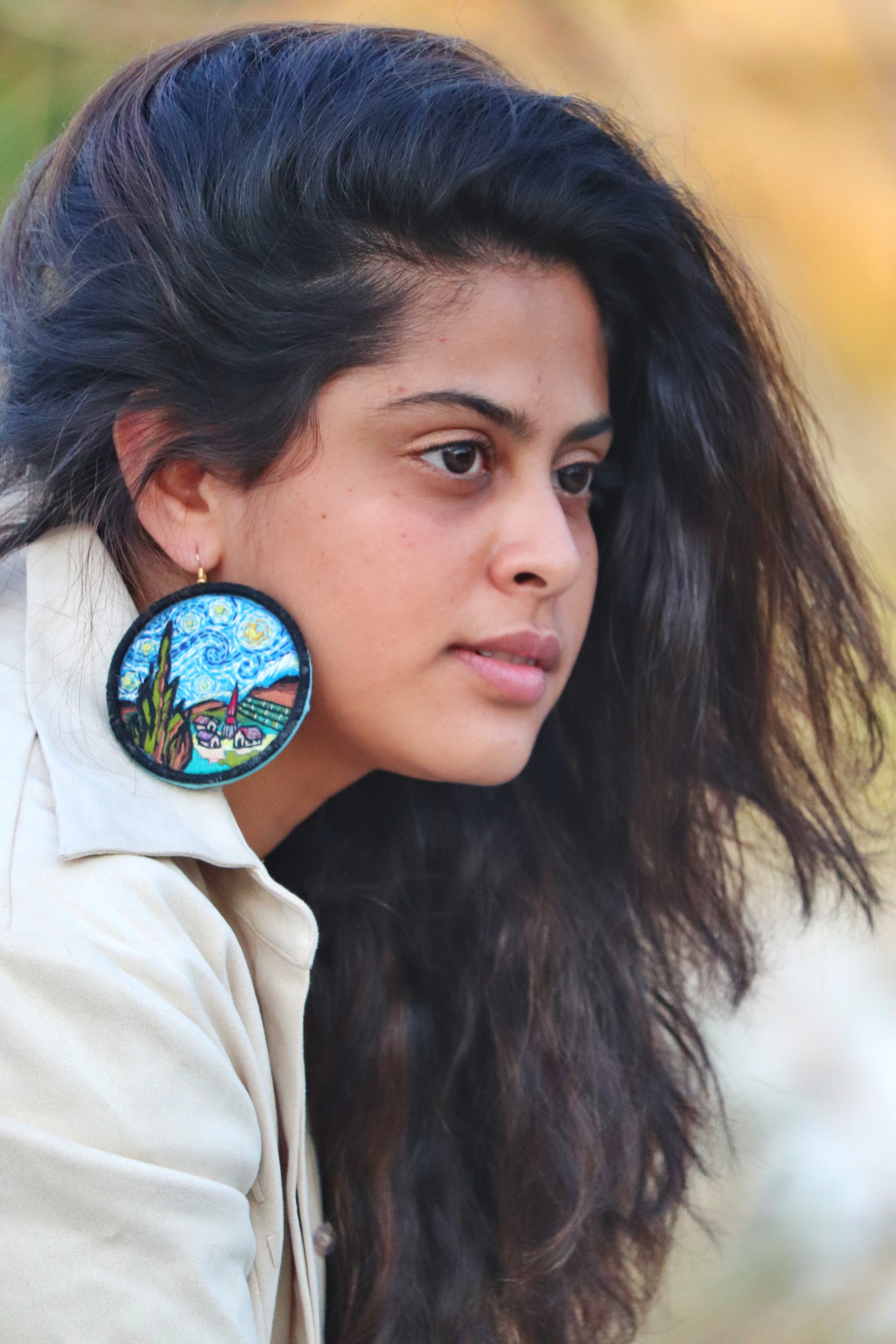 Embroidered Earrings 11 Steps (with Pictures) Instructables