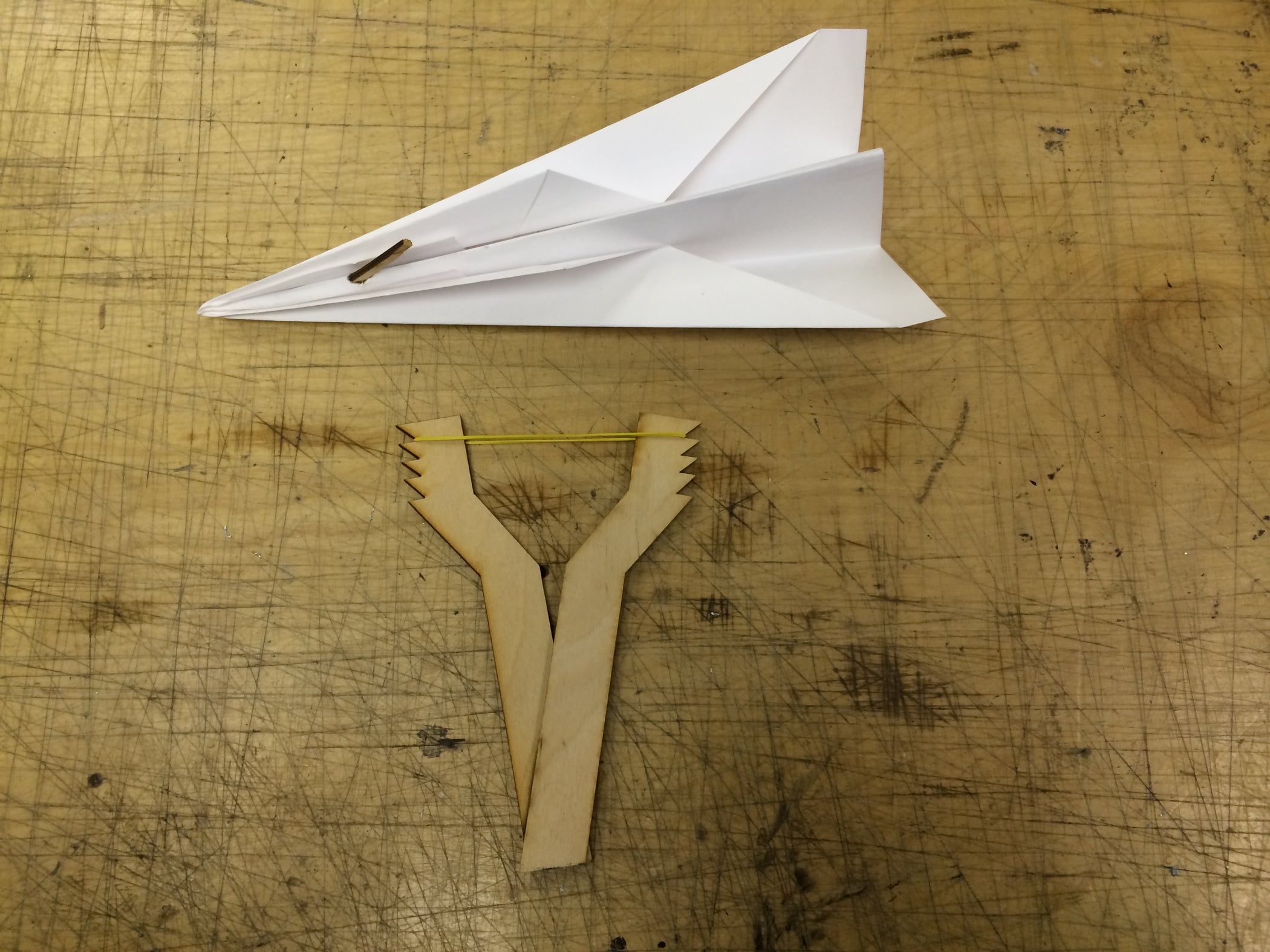 How to Make a Paper Airplane Slingshot 5 Steps Instructables