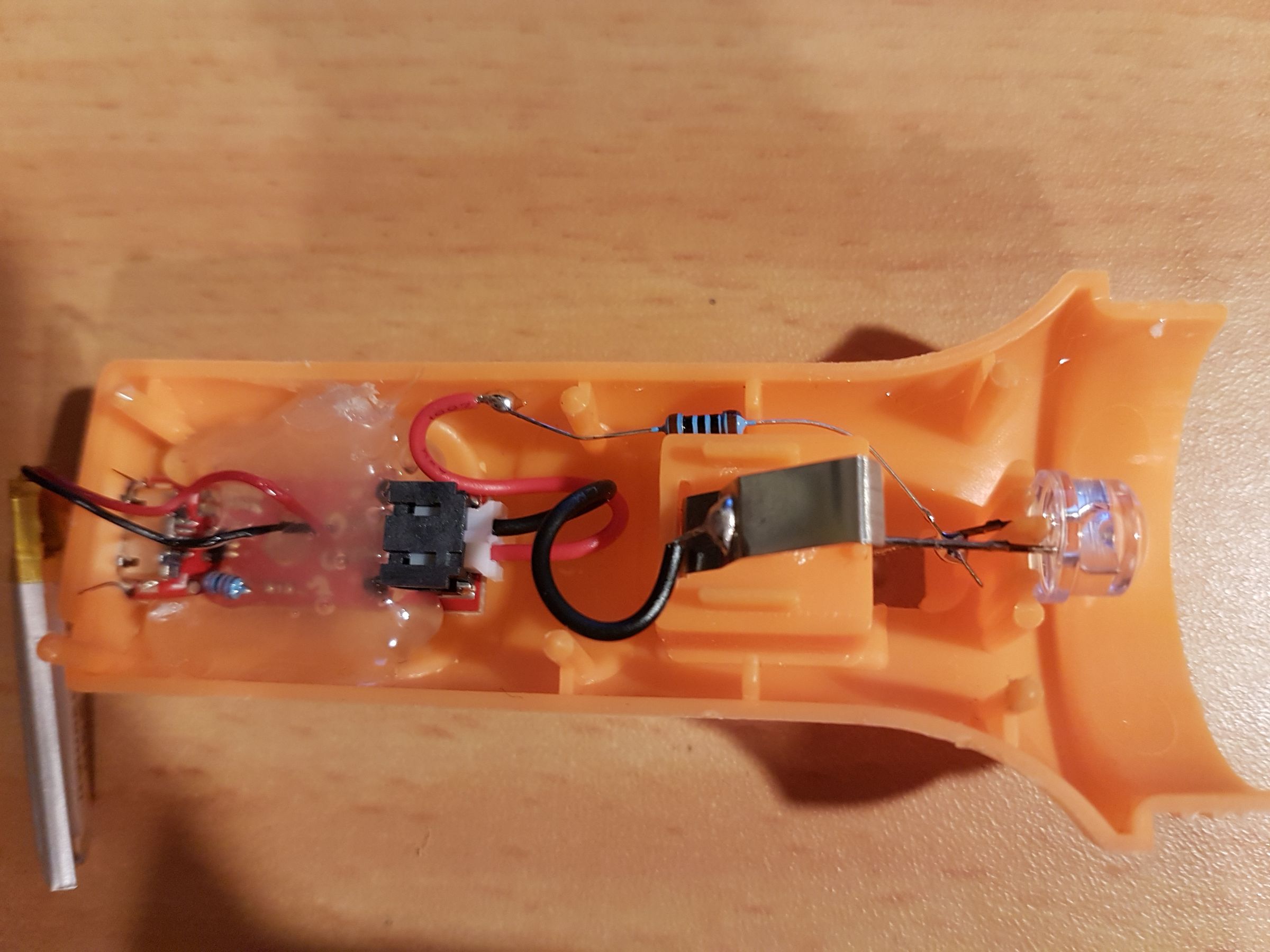 How to Convert Toy Flashlight to Rechargeable Flashlight 5 Steps