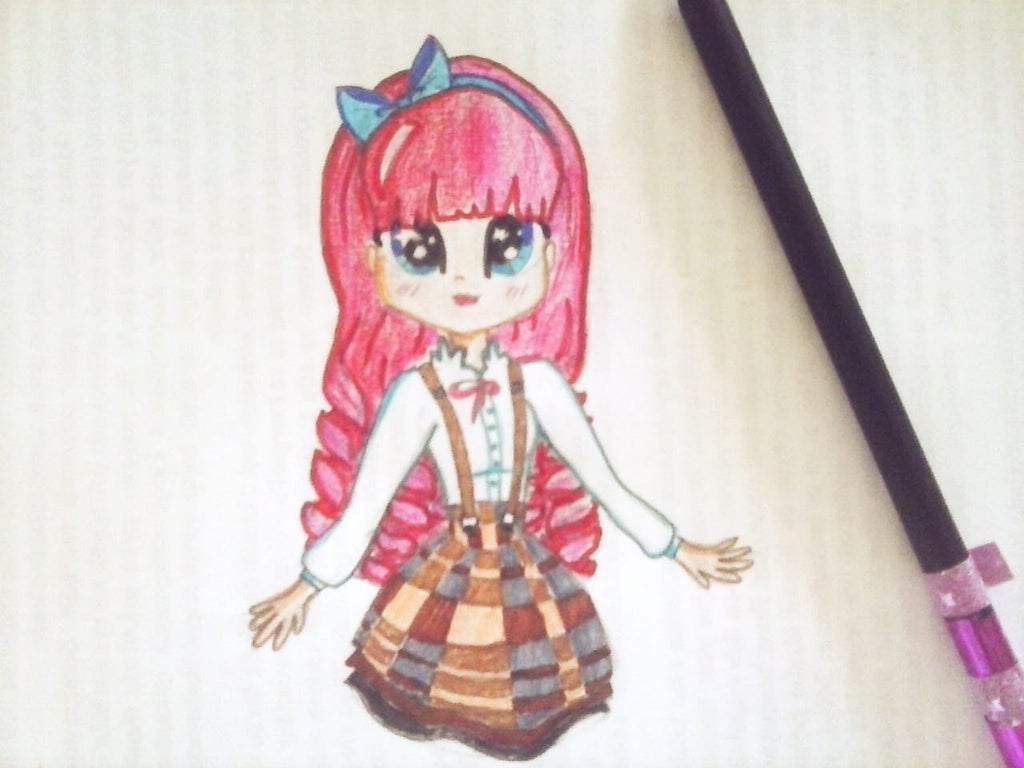 How To Draw A Cute Girl 7 Steps Instructables How To Draw A Cute Girl 7 Steps Instructables