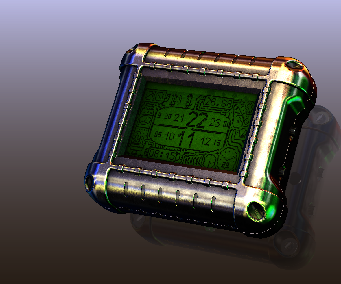 Steampunk Table Clock