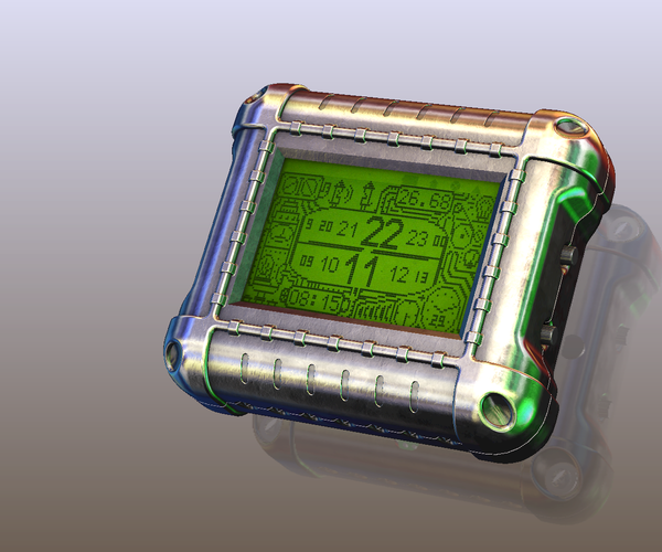 Steampunk Table Clock