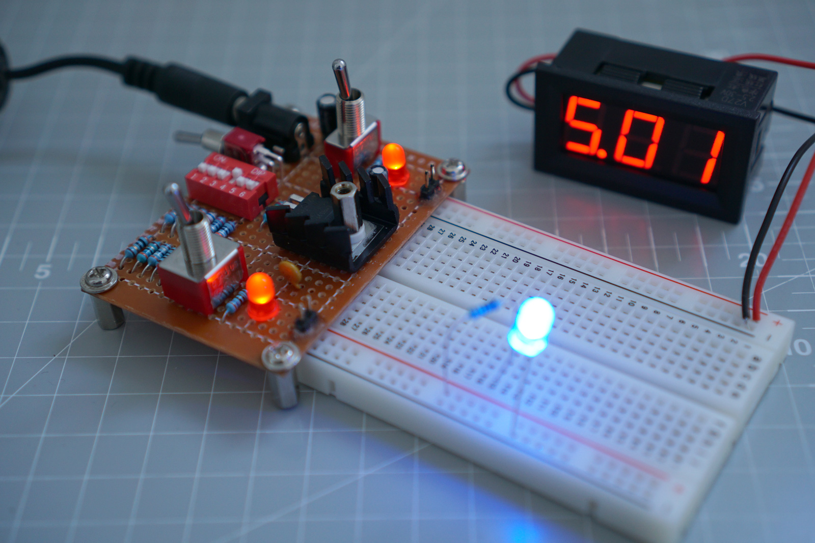 how to power breadboard