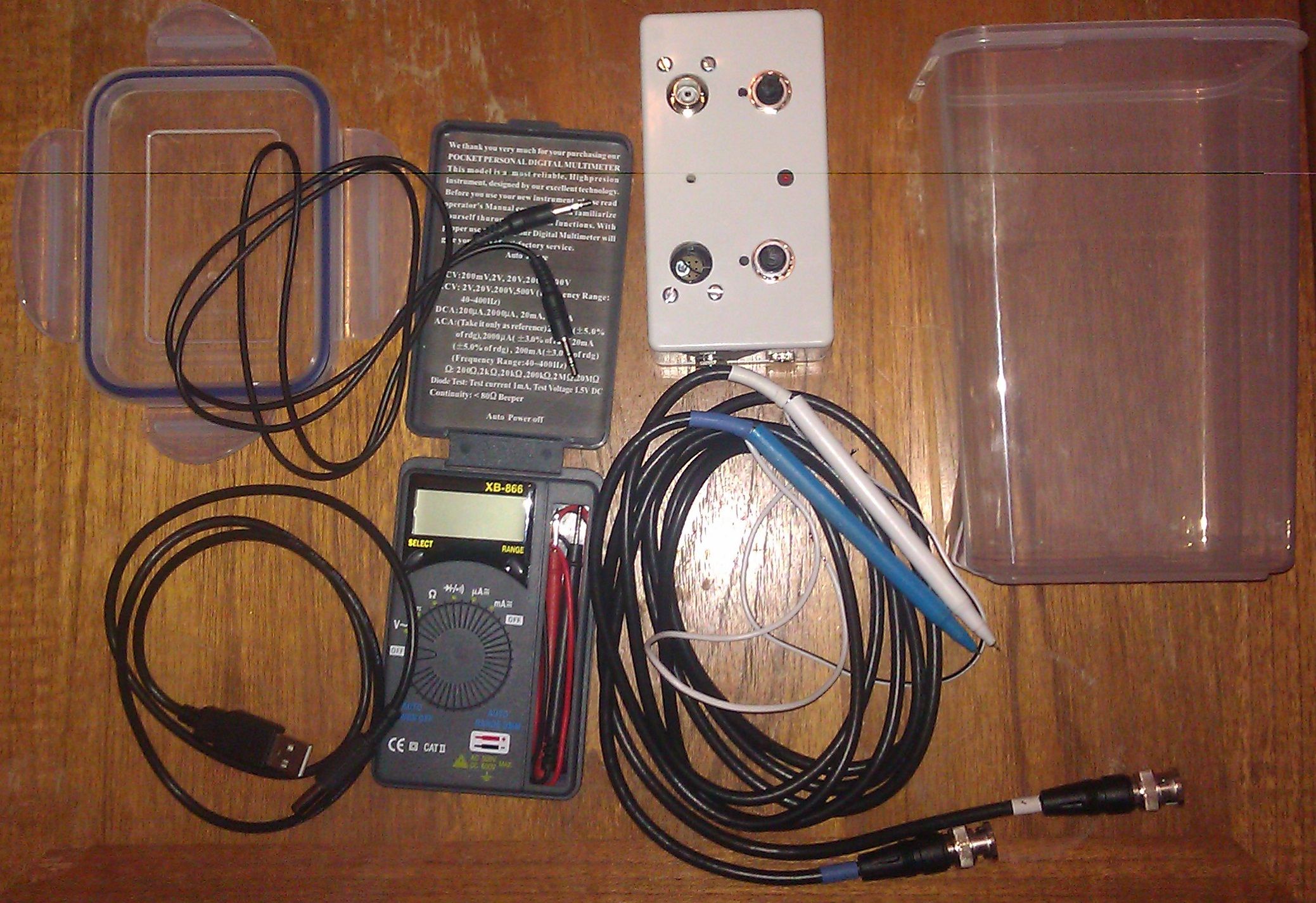 0 to 500v sound card osciloscope and probes cost peanuts (under �20) DIY Project DIY Project Image