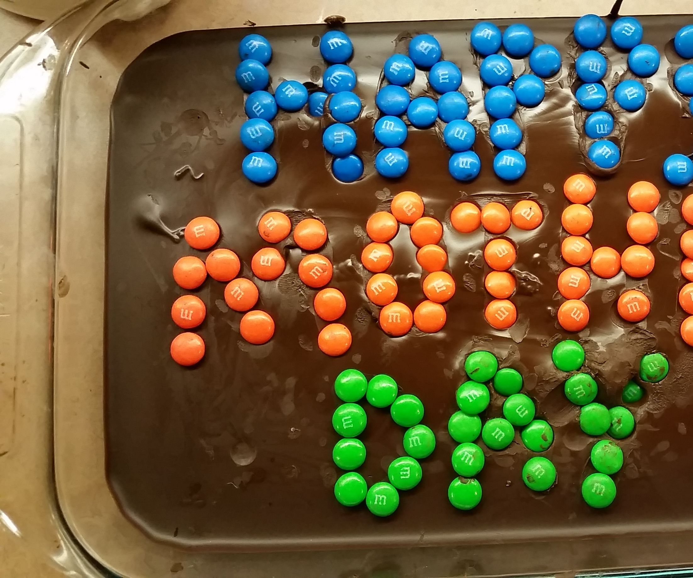 Easy Mothers Day Fudge (with small child)