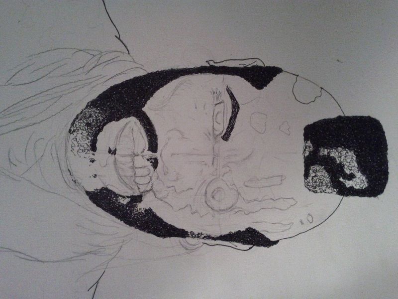 47+ Pen Drawing Zombie Background