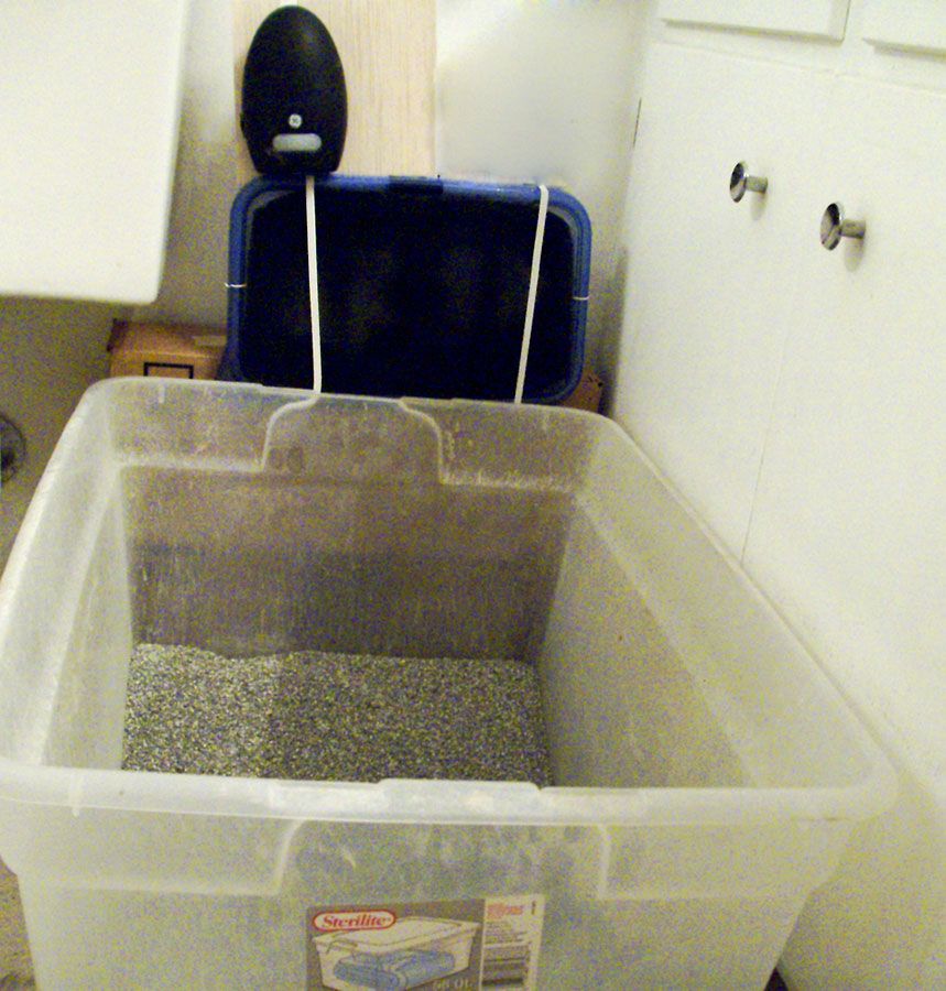 cat litter dust control