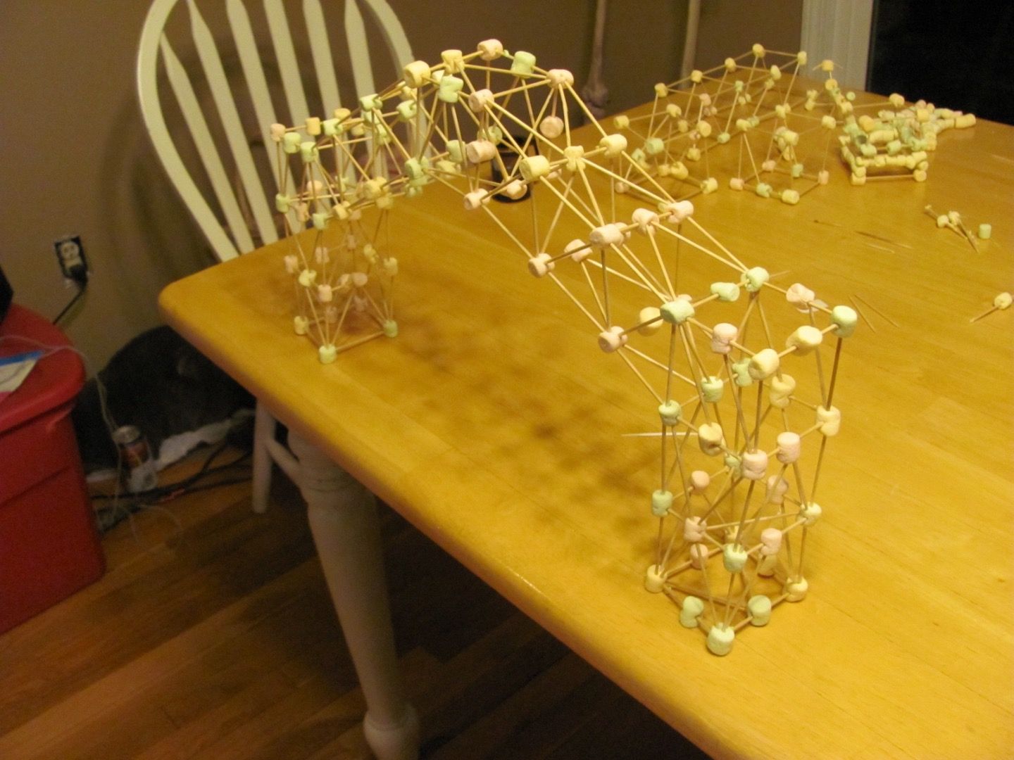 MarshmallowToothpick Structures 5 Steps Instructables