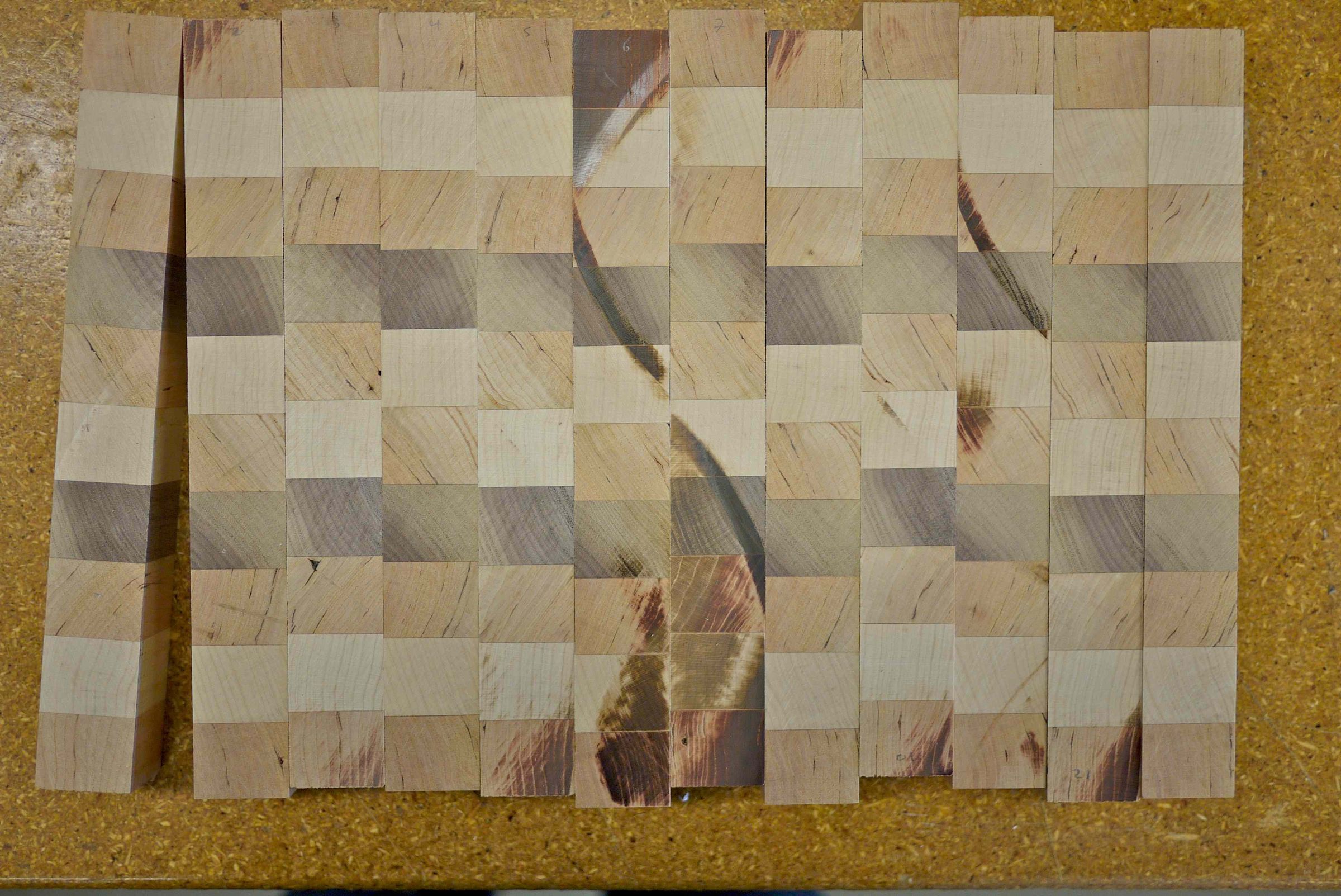 Making An End Grain Cutting Board I Made It At Techshop 14 Steps With Pictures Instructables