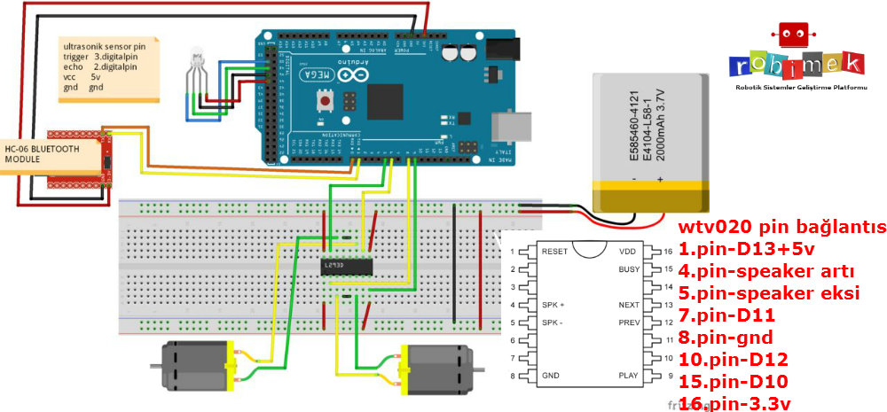 arduino talking robot