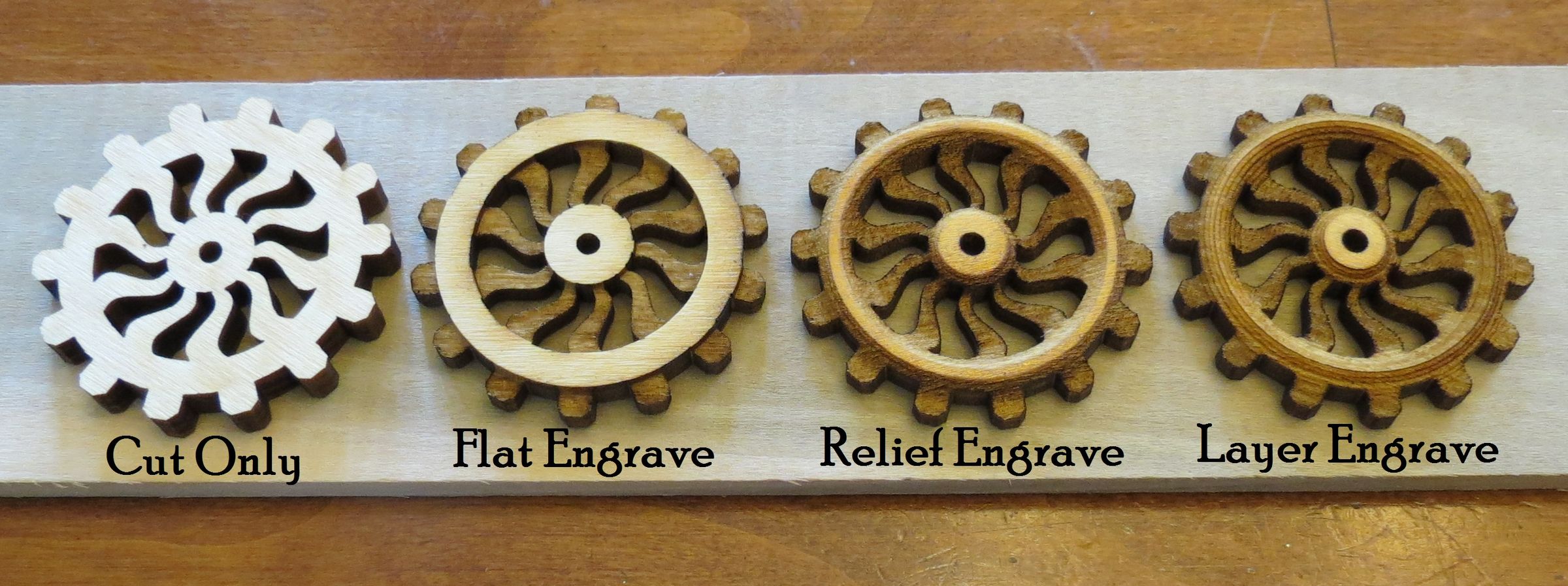 2.5D Laser Cut Gears 10 Steps (with Pictures) Instructables