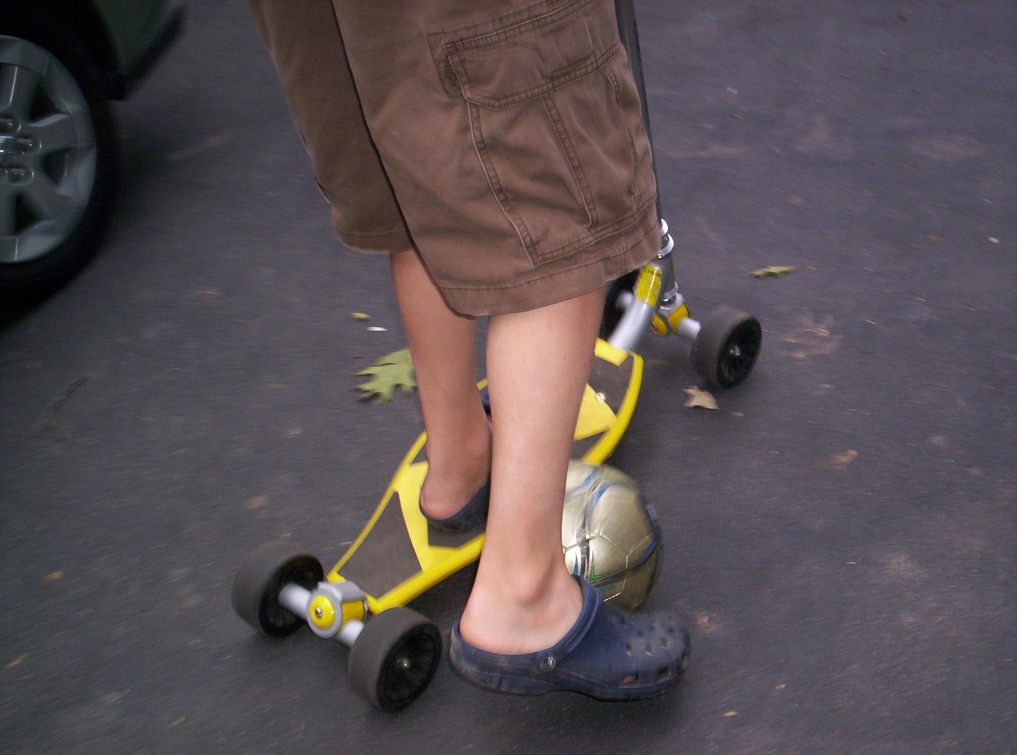 Scooter Soccer 3 Steps Instructables