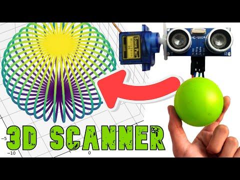 DIY 3D Scanner | 3D Scan Any Object at Home | 3D Plot With Python ...