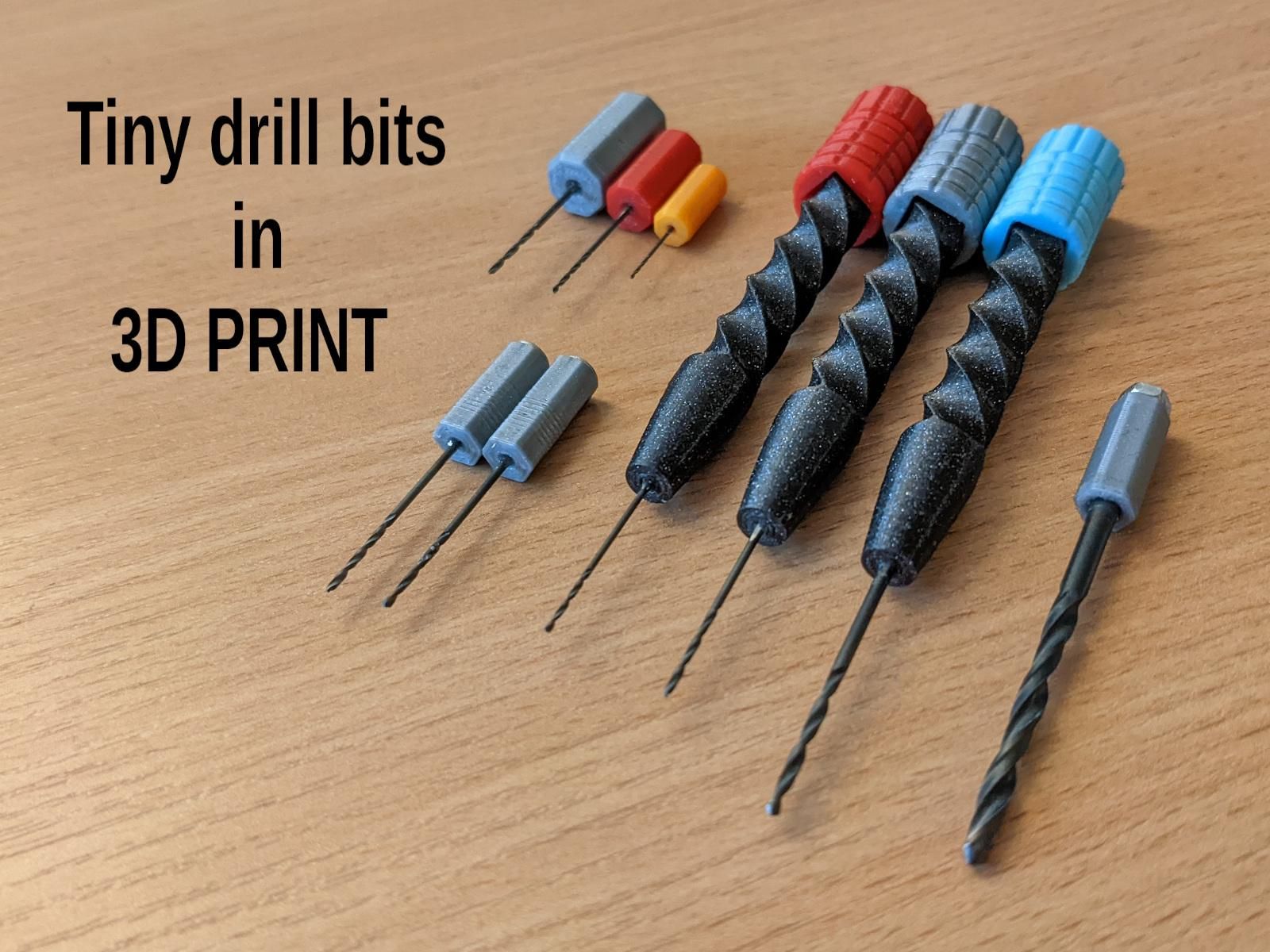 Tiny Drill Bits in 3D Print 5 Steps (with Pictures) Instructables