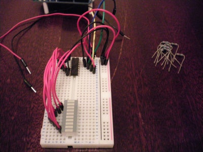 8 LED Chaser With 74HC595 8 Bit Shift Register : 5 Steps (with Pictures ... Circuit Diagram